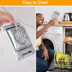 Multifunctional Egg Cutter Aluminium Alloy Egg Slicer Sectioner Cutter Mold Flower-Shape Luncheon Meat Cutter Kitchen Gadgets