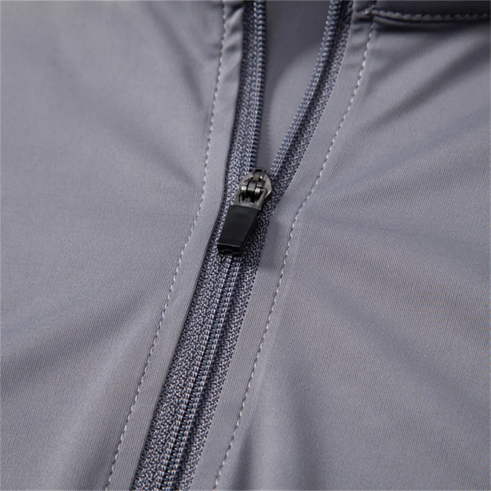 AIOPESON 2025 Men's Spring Lightweight Breathable UV Protection Sun Shirt for Outdoor Activities Male T Shirt