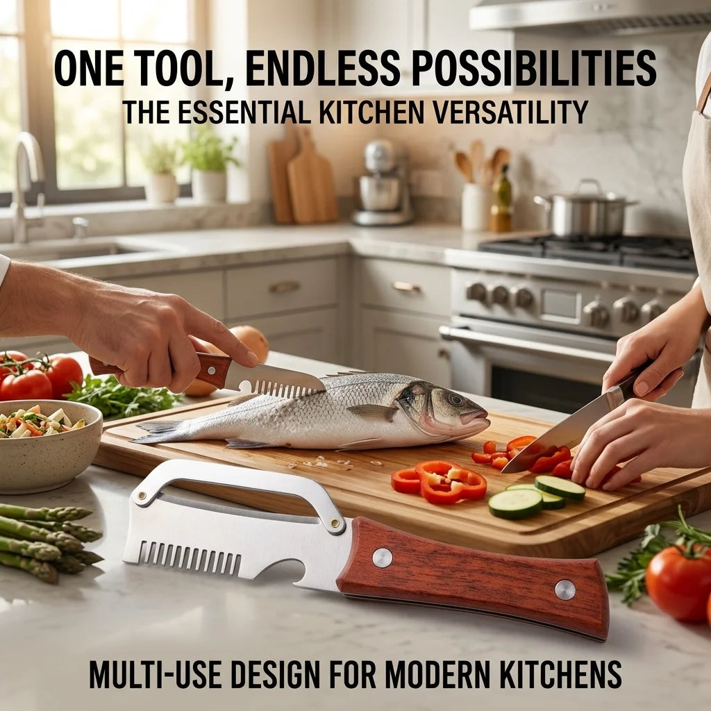 2-in-1 Stainless Steel Peeler and Bottle Opener - Versatile Kitchen Tool for Efficient Cooking and Easy Bottle Opening