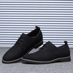Mens Dress Shoes Legitimate Leather Shoe PU Suede Casual Men Designer Social Male Black Business Luxury Men's Wedding Summer Man