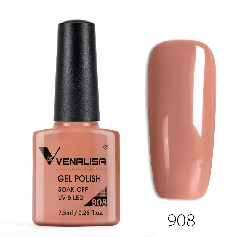 Venalisa Neon Gel Polish Varnishes Hybrid Nails For Manicure 7.5ml Semi Permanent Soak off Enamel Gel Polish UV Nail Gel Polish