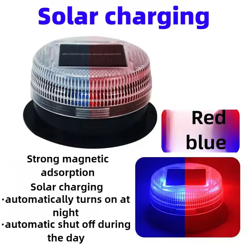 Led Car Emergency Light Flashing Light Magnetic Induction Road Accident Light Portable Strobe Warning Light