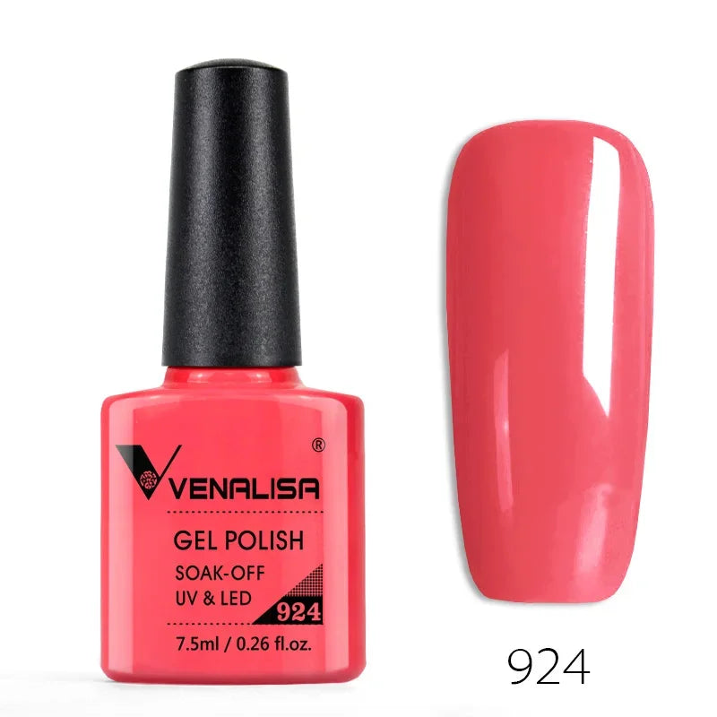Venalisa Neon Gel Polish Varnishes Hybrid Nails For Manicure 7.5ml Semi Permanent Soak off Enamel Gel Polish UV Nail Gel Polish