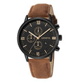 2pcs and 1pcs luxury men's leather strap quartz watch set is the perfect gift for school graduation ceremonies or any occasion