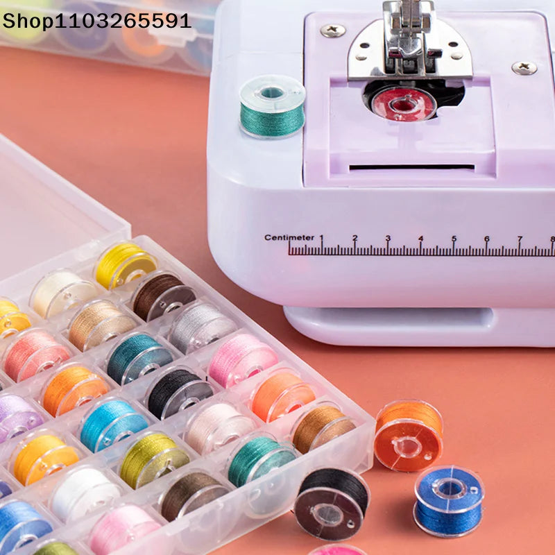 Sewing Machine Bobbin Multicolor Thread Spool Machine Spools Sewing Accessories Sewing Bobbins Box Set