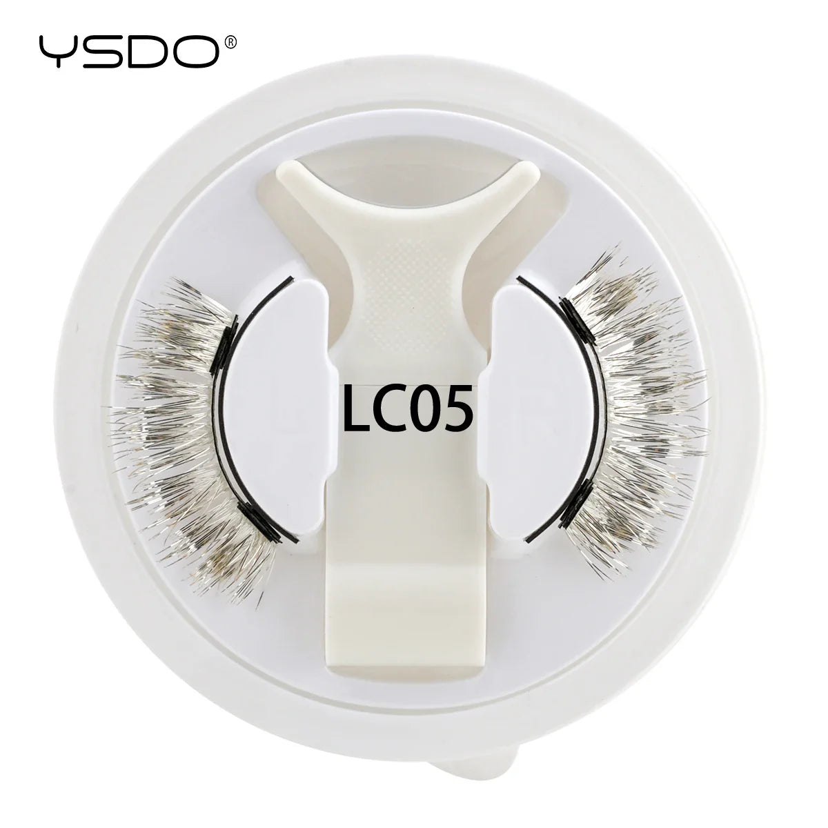 YSDO Colored Magnetic Eyelashes Natural Faux 3D Mink Lashes Reusable Makeup Party Cosplay Shiny Colorful Magnet TRUE Lashes