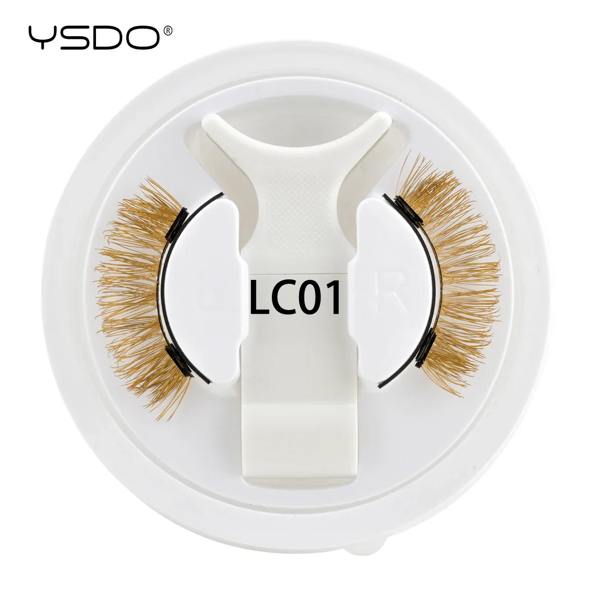 YSDO Colored Magnetic Eyelashes Natural Faux 3D Mink Lashes Reusable Makeup Party Cosplay Shiny Colorful Magnet TRUE Lashes