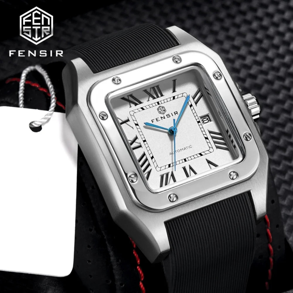 New Square Business Men's Watch in European, American, Japanese, and Korean Style, Party Gift Watch, Fashionable Casual Versatile Quartz Watch for Young Men, Students, and Socialites, the Best Gift for Him