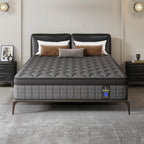 ENSHUI 12/14 Inch Hybrid Mattress Twin Full Queen King – Bed In A Box With Gel Memory Foam And Pocket Springs For Pressure Relief, Cool Breathable Sleep And Edge Support – Medium Firm, Durable, Fiberglass-Free And Odorles