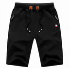 2024 New Men's Shorts Summer Breeches Cotton Casual Sweat Bermudas Men Black Homme Classic Brand Clothing Beach Shorts Male