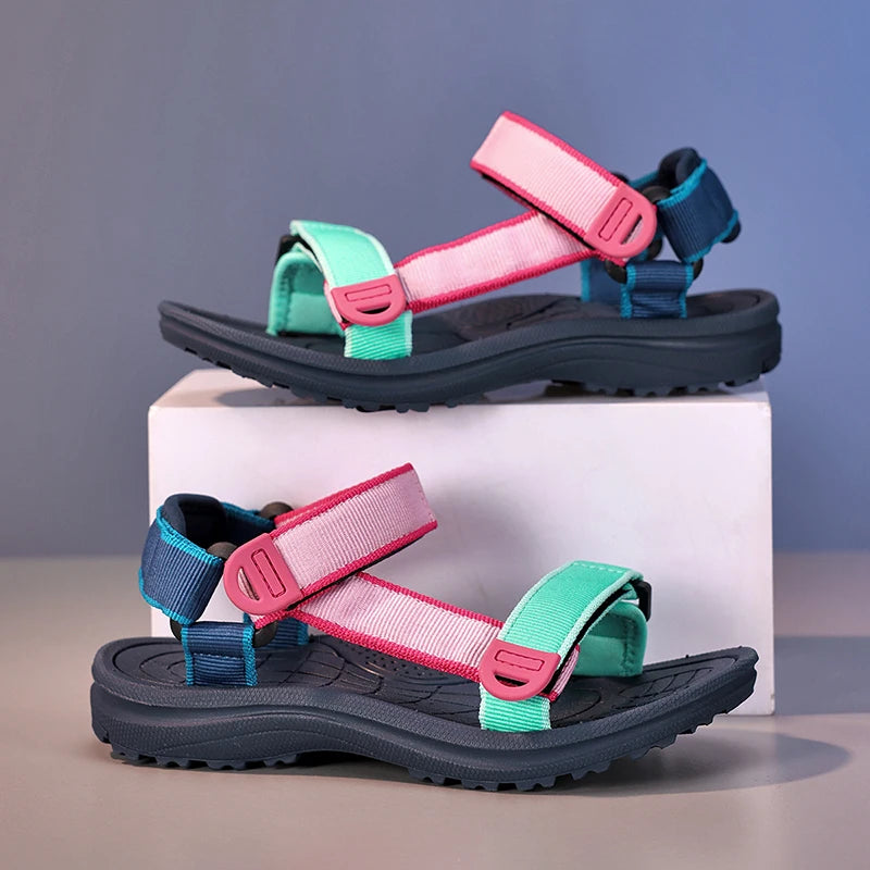 Summer Fashion Children's Girls Sandals Breathable Sport for Boys Casual Outdoor Beach Comfortable Kids Non-slip Student Shoes