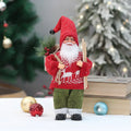 Christmas Theme Home Decorations Santa Claus doll Decoration Supplies 30 cm Standing Santa Claus