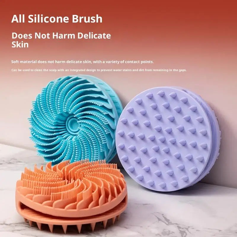 Soft Silicone Body Scrubber Scalp Exfoliating Non-irritating Body Wash Massager Bath Shower Brush Body Scrub Skin Care Bath Tool