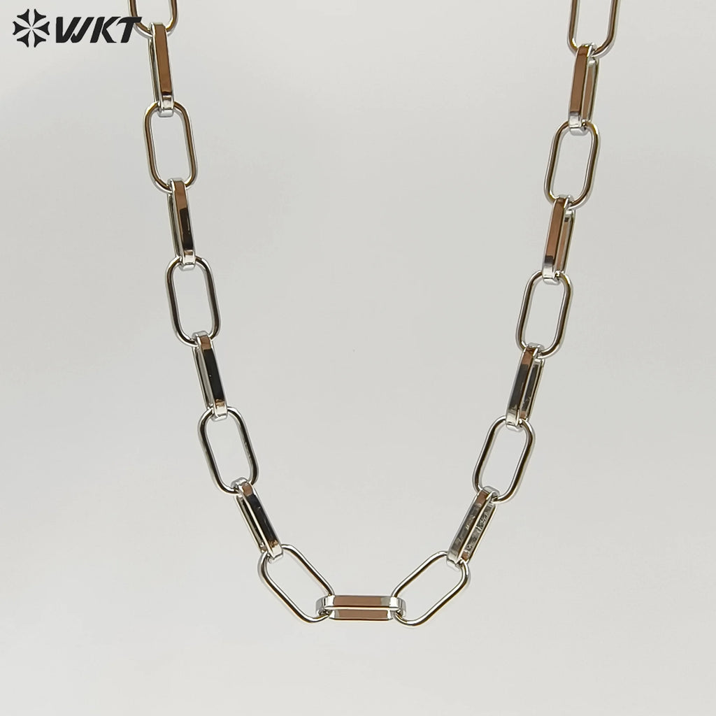 WT-BC178 Personality big chain Yellow brass with gold for men and women to make bracelets necklaces and jewelry accessories