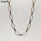 WT-BC178 Personality big chain Yellow brass with gold for men and women to make bracelets necklaces and jewelry accessories