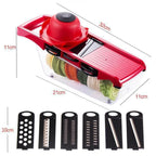 Multifu Vegetable Slicer Portable Vegetable Fruit Slicing Shredding Machine in The Kitchen Potato and Carrot Shredding Machine