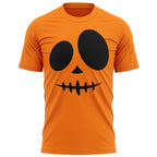 2025 Pumpkin Face T Shirt Men 3D Printing Halloween Short Sleeve Black Orange Tee Shirts Outfit Party Cosplay Costume T-shirt
