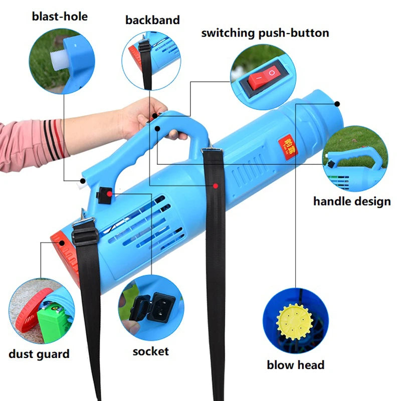 Electric Sprayer Blower Lithium Battery Spray Garden Handheld Pest Control Killer Sprayer Agricultural Forestry Mist Accessories