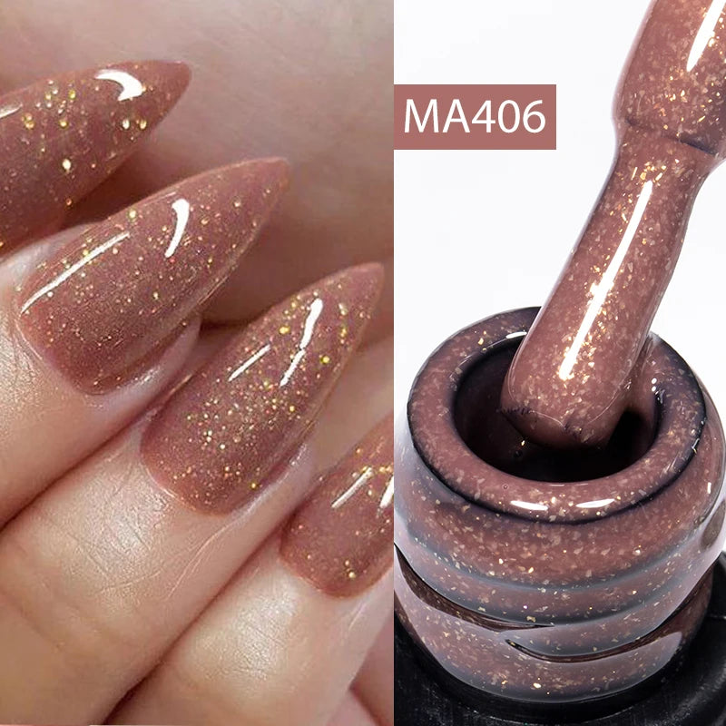 7ml Nude Rubber Base Gel, 68 Colors, DIY Nail Art Supplies Gel for Nails Design, UV LED Soak Off, Easy to Apply, Long Lasting