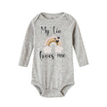 My Aunt Loves Me Very Much Print Baby Bodysuit Spanish Baby Romper Toddler Jumpsuit Girls Boys Long Sleeve Clothes Infant Romper