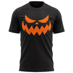 2025 Pumpkin Face T Shirt Men 3D Printing Halloween Short Sleeve Black Orange Tee Shirts Outfit Party Cosplay Costume T-shirt