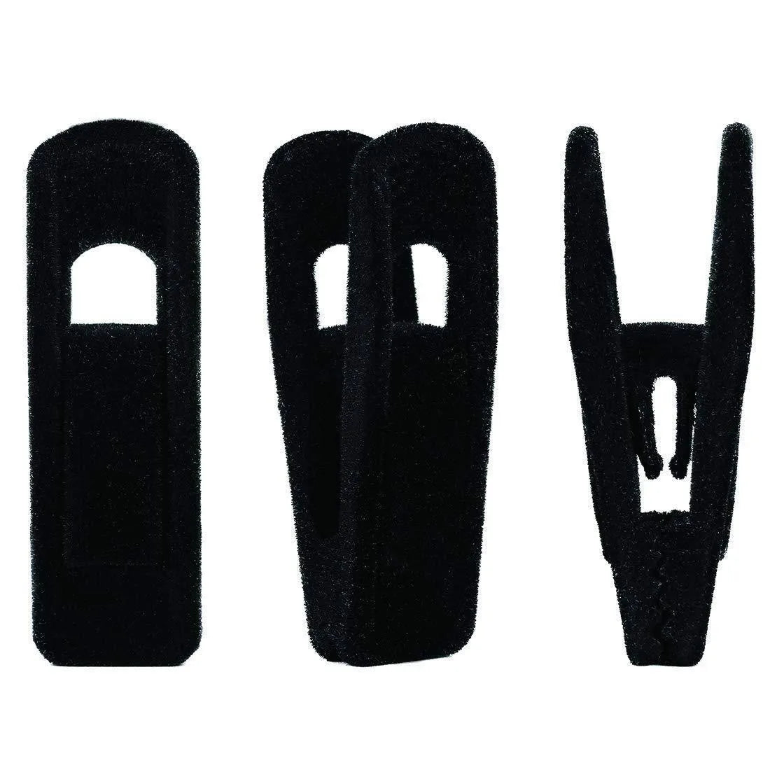 For Hordion 20/10Pcs Velvet Hangers Clips, Strong Finger Clip Non-Slip Pants Hangers, Light Pink,white,Gray,Magenta,Purple,Black