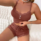 Women Pajama Sets Pijama Pajamas Woman Summer Set Sexy Women Sleepwear for Sleeping Women's Trousers Sleep Lounge Underwear