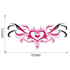 10 Pcs Glow in the Dark Succubus Temporary Tattoo Stickers Long-Lasting Waterproof Fake Tattoos for Women Suitable for Chest And