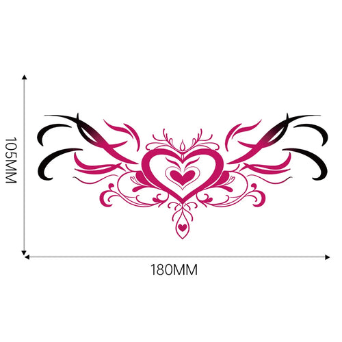 10 Pcs Glow in the Dark Succubus Temporary Tattoo Stickers Long-Lasting Waterproof Fake Tattoos for Women Suitable for Chest And