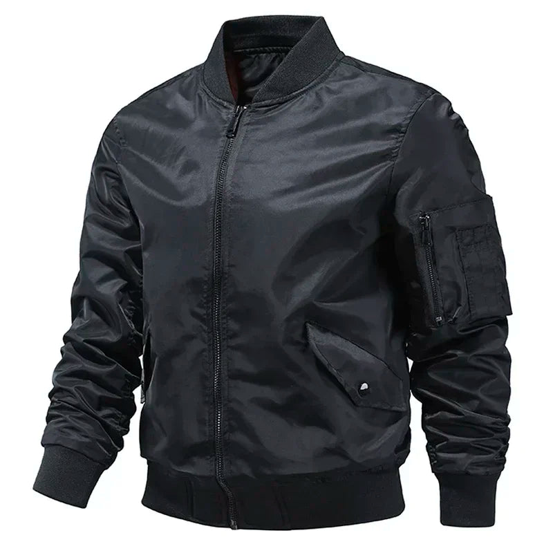 Bomber Jacket Men Winter Autumn College Camouflage Jackets Men Motorcycle Coat Windproof Army Pilot Military Jacket Streetwear
