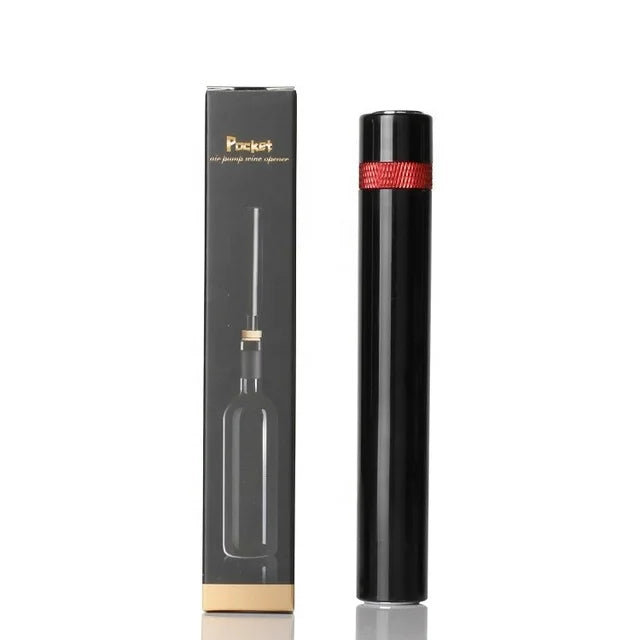 Portable Wine Bottle Opener, Air Pump Stainless Steel Pin Jar Cork Remover Corkscrew Kitchen Bar Accessories Gfit Opening Tools