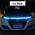 LED  Car Daytime Running Light DRL With Turn Signal Lamp Car Hood Decorative Light Strip With Start Scan Meteor Dynamic 12V New
