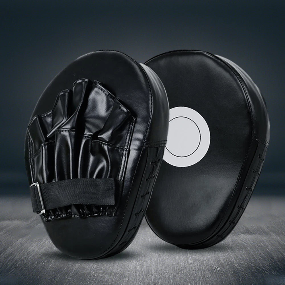 Curved Boxing Hand Target PU Leather Punch Target Bag Breathable Kick Boxing Gloves Adult Kids MMA Boxing Martial Training Mitts