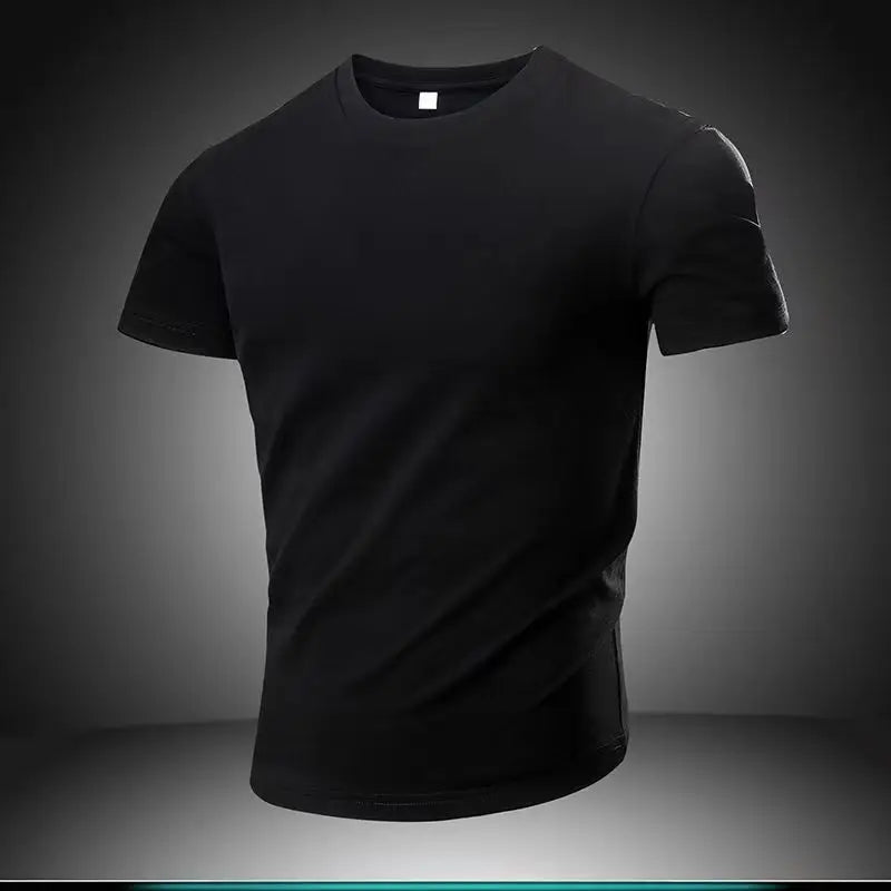 2026 New Running T-shirt Men's Summer Fashion Round Neck Comfortable Breathable Short Sleeve Fitness Exercise Speed Drying Top