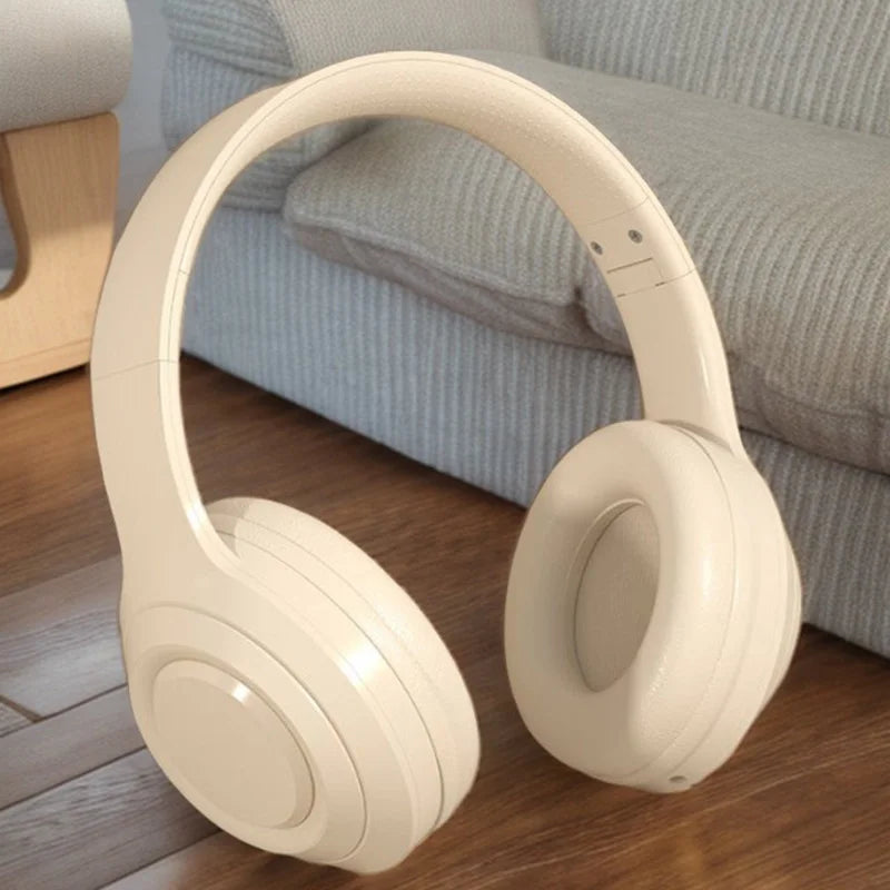 Wireless Headset Bluetooth 5.3 HiFi Stereo Earphones Noise Cancelling Gaming Headband Foldable with Mic Sport Earbuds 2026 New