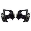 Outdoor Skating Shoe Two-Wheeled Heel Wheels Adjustable Roller Skates PVC 3 Color LED Flashing Luminous Wheel Shoes For Children
