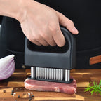1PCS 48-pin Meat Tenderizer Stainless Steel Steak Tenderizer Kitchen Tools BBQ Beef Floss Needles Meat Stick Meat Patty Maker