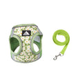 Cat Accessories Floral Pet Harness Anti Escape Meash Cat Chest Strap Adjustable No Pull Dog Leash Set Small Dogs