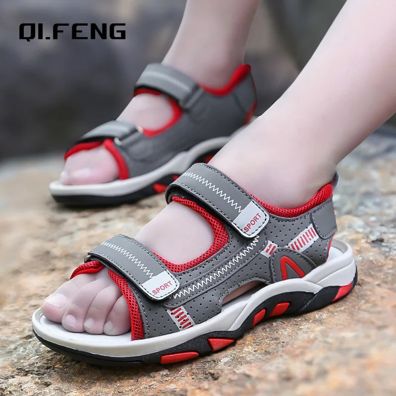 Summer Breathable Sandals Children's Beach Shoes Boys and Girlss Shoes Student Casual Sandals Anti slip Wear Resistant Footwear