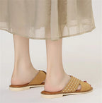 Summer Sandals Shoes for Woman Fashion Outdoor Flat Slippers Sandals Open Toe Casual Beach Slides Shoes Zapatos Para Mujer тапоч
