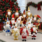 2026 Christmas Decoration For Home Santa Claus Plush Doll 30cm Navidad Party Decor Xmas Ornaments New Year Gift