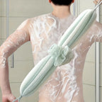 Extended stretchable bath ball back scrubbing long strip bath flower bath ball colorful strip foaming bath ball soft lantern bat