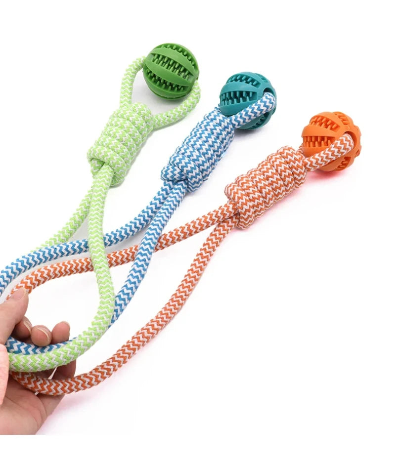 Dog Toy Ball with Rope for Feeding, Self-Entertainment, Boredom Relief, Durable Chew Toy, Pet Supplies