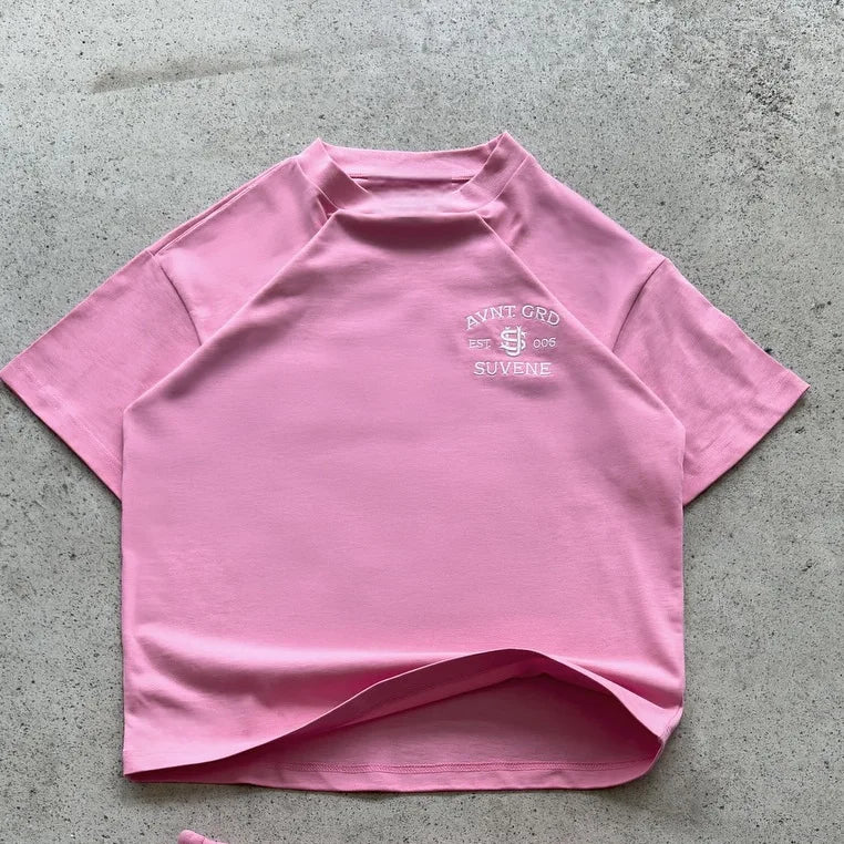 2026 Spring New Shorts Set Summer Casual T-shirt Sportswear Two Piece Set Loose Pocket Zipper Sportswear Shorts Set