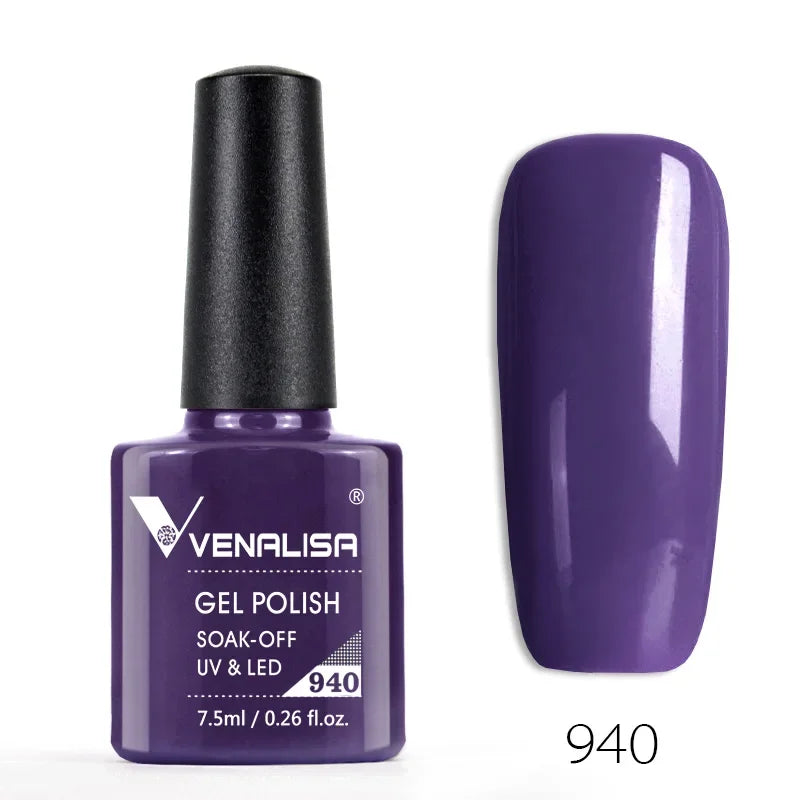 Venalisa Neon Gel Polish Varnishes Hybrid Nails For Manicure 7.5ml Semi Permanent Soak off Enamel Gel Polish UV Nail Gel Polish
