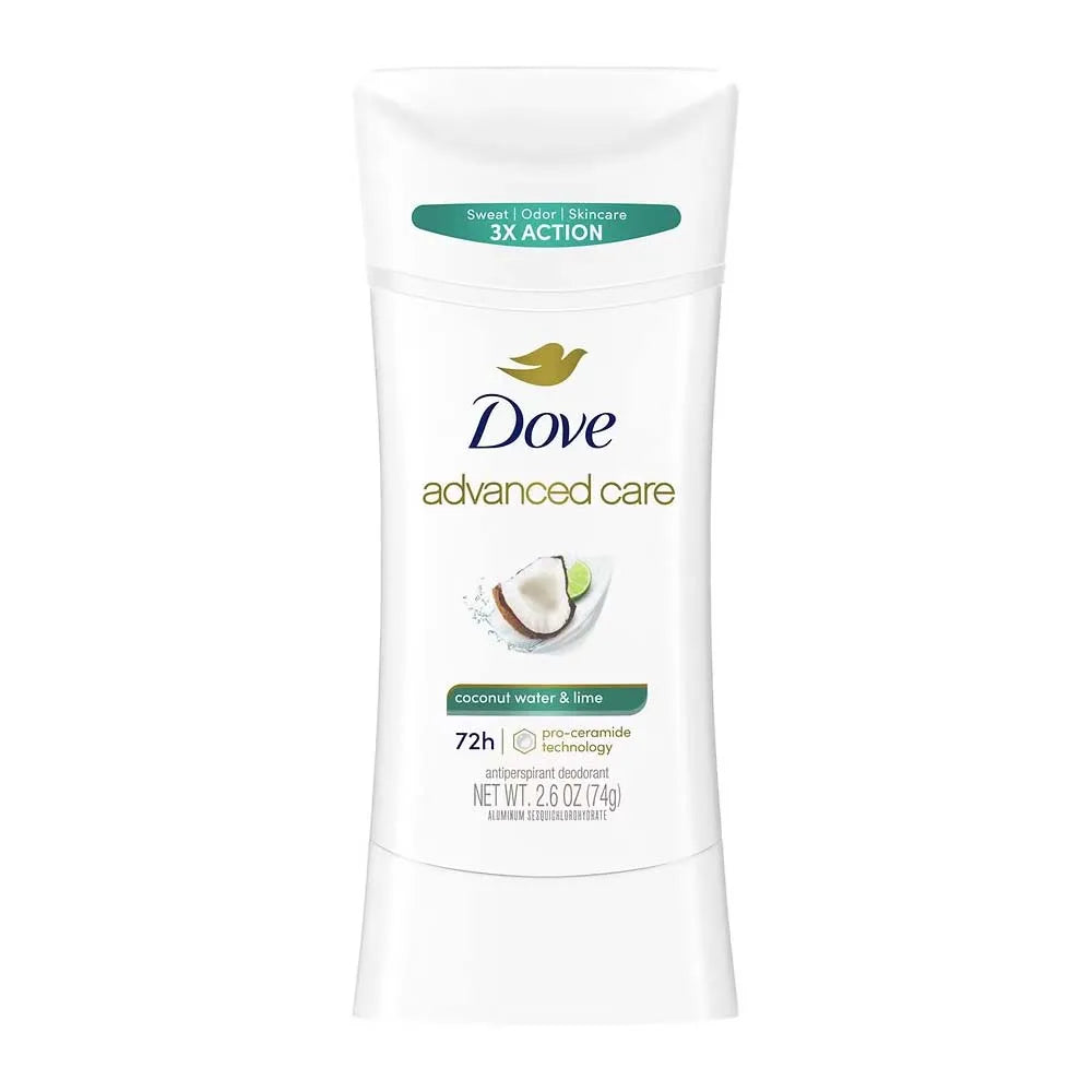 Dove Advanced Care Coconut Water & Lime 72H Deodorant 2.6oz
