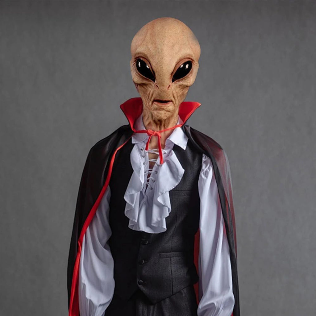 Alien Funny Mask Latex Alien Mask Props Realistic Creepy Halloween Masks for Halloween Carnival Costume Party Props