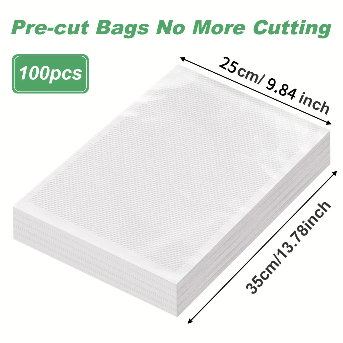 Vacuum Sealed Food Storage Bag Sealer, for Vacuum Preservation Machine, Food Packaging, Freshness Preservation for Kitchen