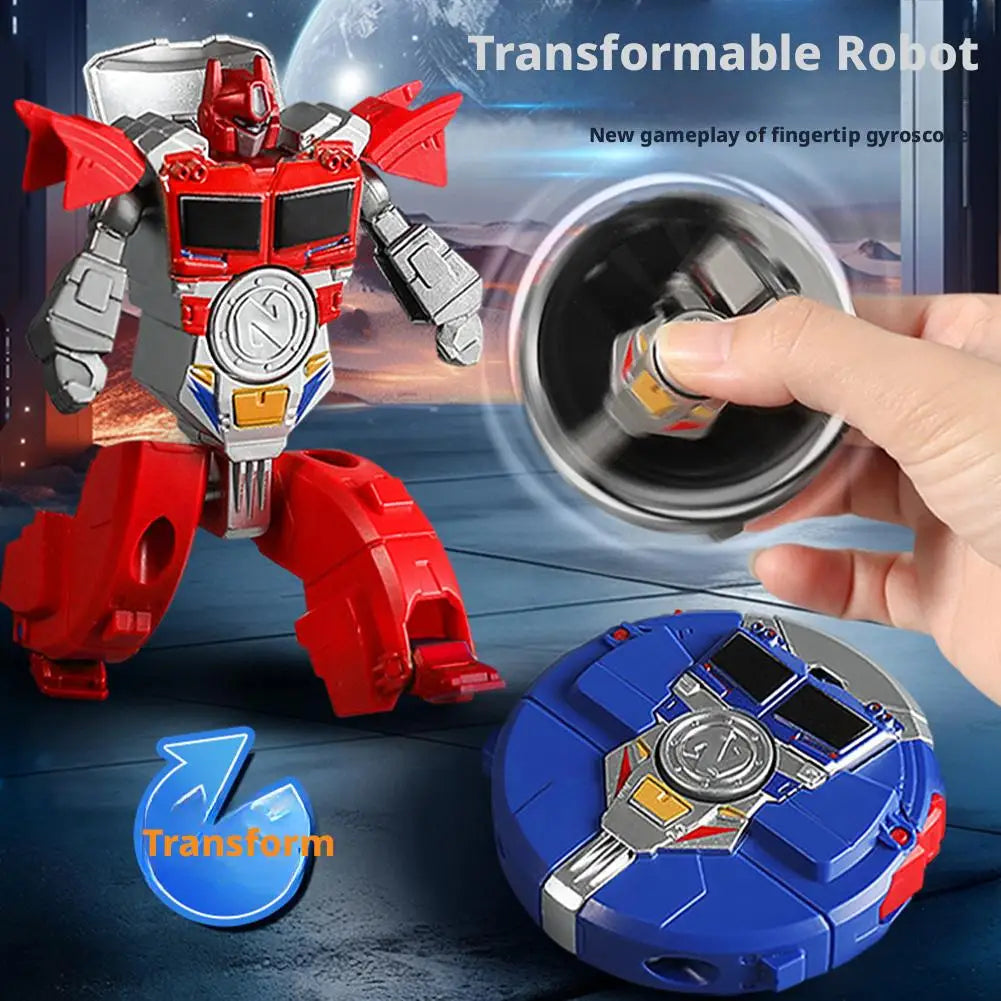 Rotating Finger Spinner Toys Antistress Stress Relief Deformation Robot Adult Sensory Toys Children's Gifts