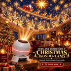 *^*Magical Christmas Projection Night Light,USB Christmas Projector Indoor,Magical Christmas Projection Night Light Holiday Room